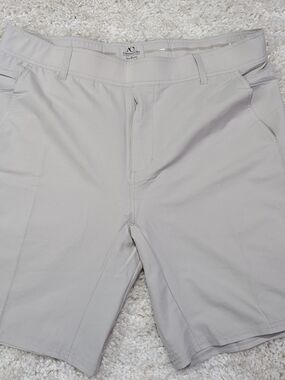 AndersonOrd Men's Light Taupe Flat Front Shorts